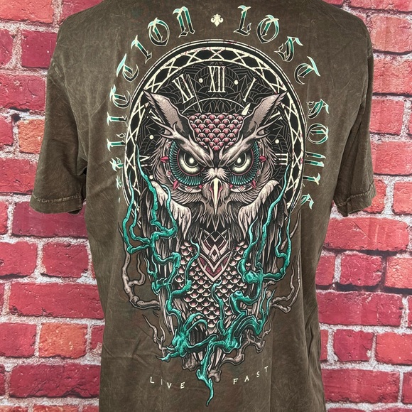 Affliction Men's Short Sleeve Graphic T-shirt -Size: 2XL - NWT - Picture 9 of 13